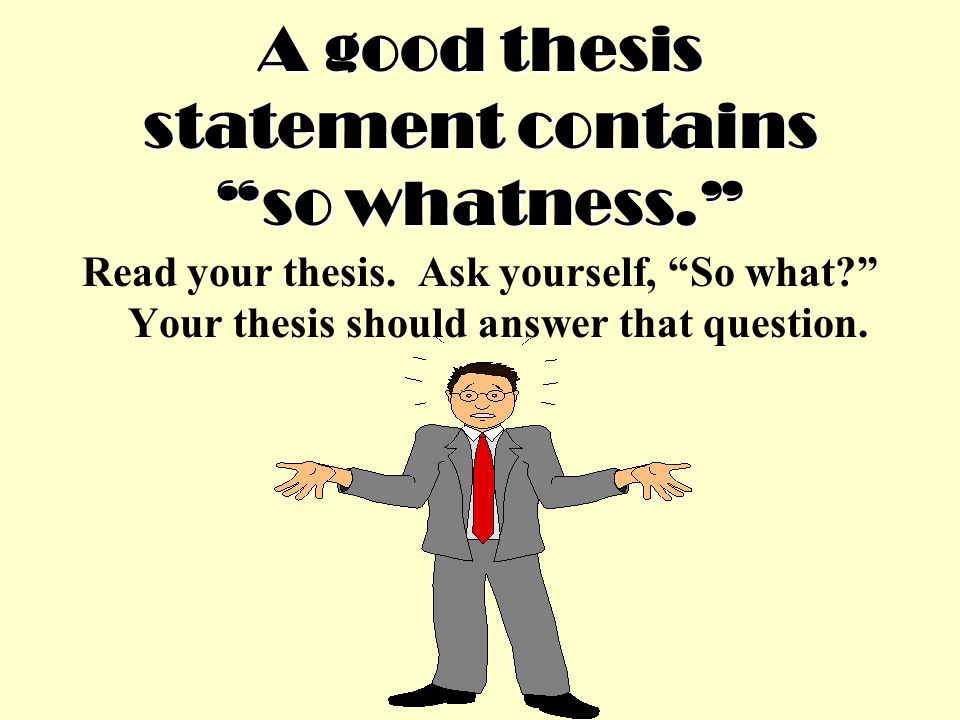 Definition Of Thesis Statement And Examples